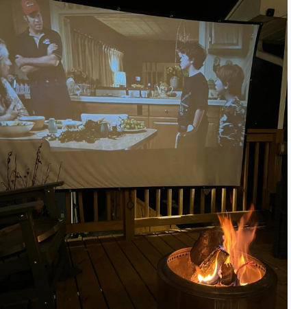 Anti-Crease Portable Projector Movies Screen