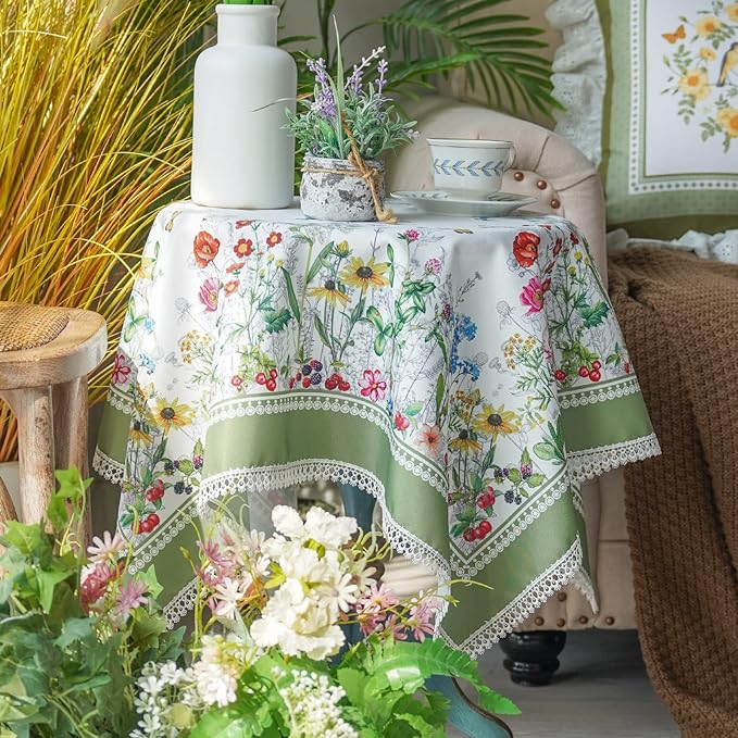 Sunflower Leaves Table Cloth