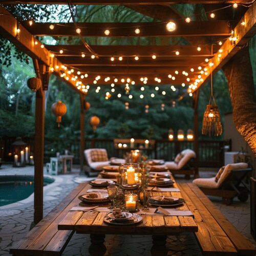 rustic party theme