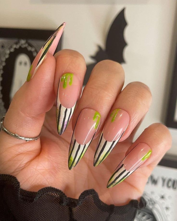 Beetlejuice nails